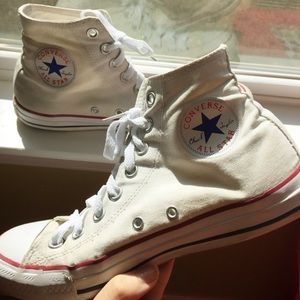 white high top converse